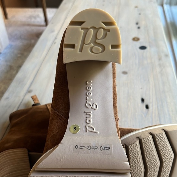 New Paul Green Sloan Bootie in Soft Toffee Suede Size UK 8, US 10.5 - Picture 10 of 12